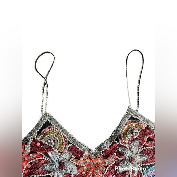 Vintage embellished beaded dress - Picture 9 of 12